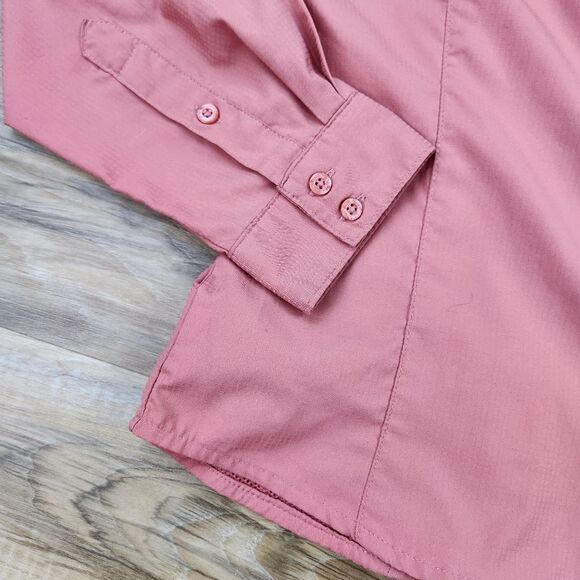 🔹️Columbia Kestrel Trail Lite Adjustable Roll Tab Long Sleeve Top Large - Picture 11 of 12